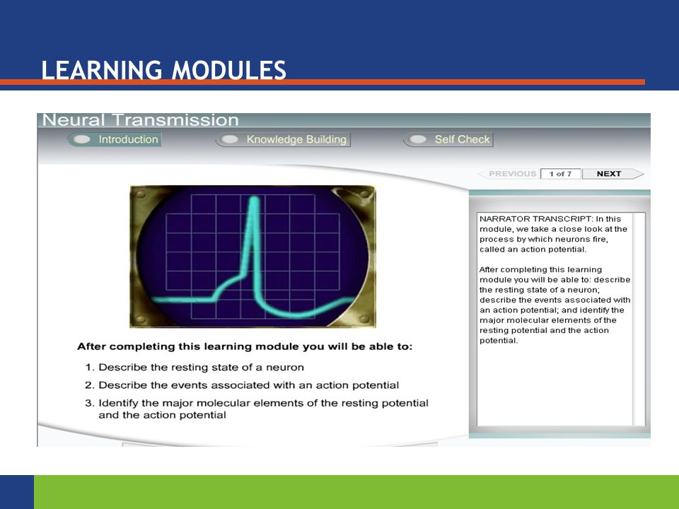 LEARNING MODULES