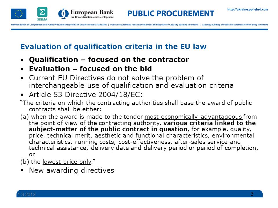 qualification table