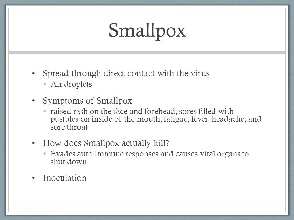 Smallpox: An Useful Essay on Smallpox | Immunology