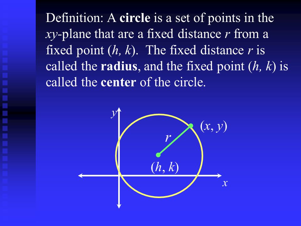 sullivan algebra and trigonometry section 2 4 circles objectives standard form definition algebra