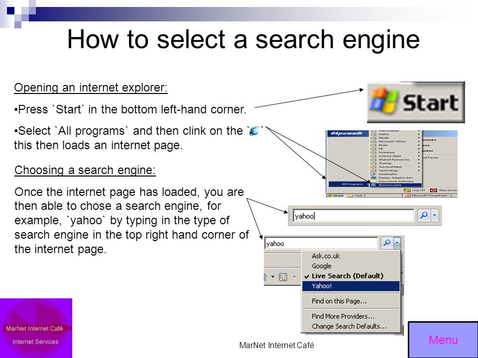 how to search the internet