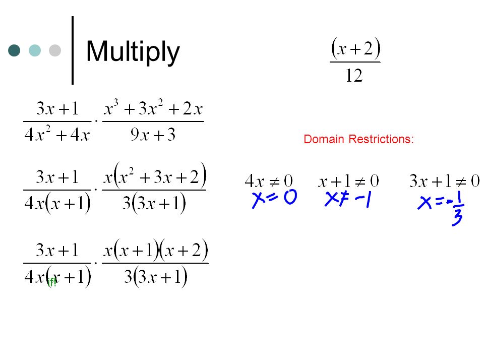 Multiply Domain Restrictions: if!