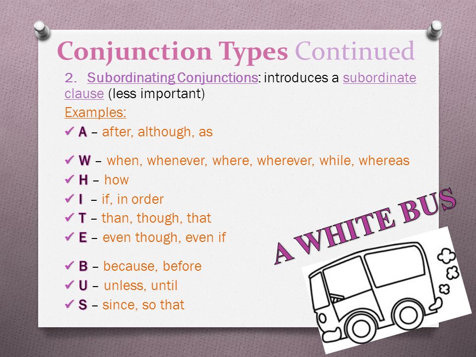 Conjunction Types Continued