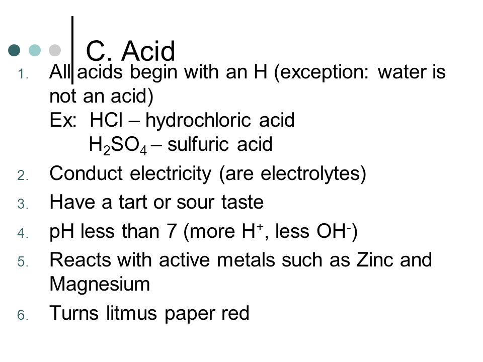 C. Acid 1.