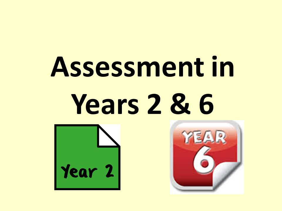 Assessment in Years 2 & 6