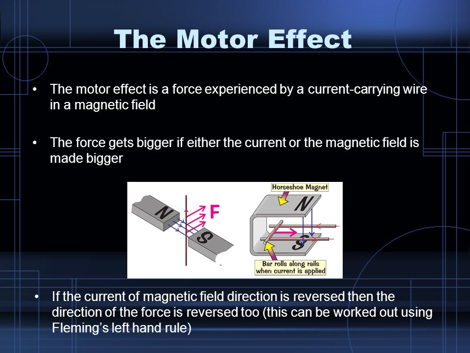 the motor effect the motor effect