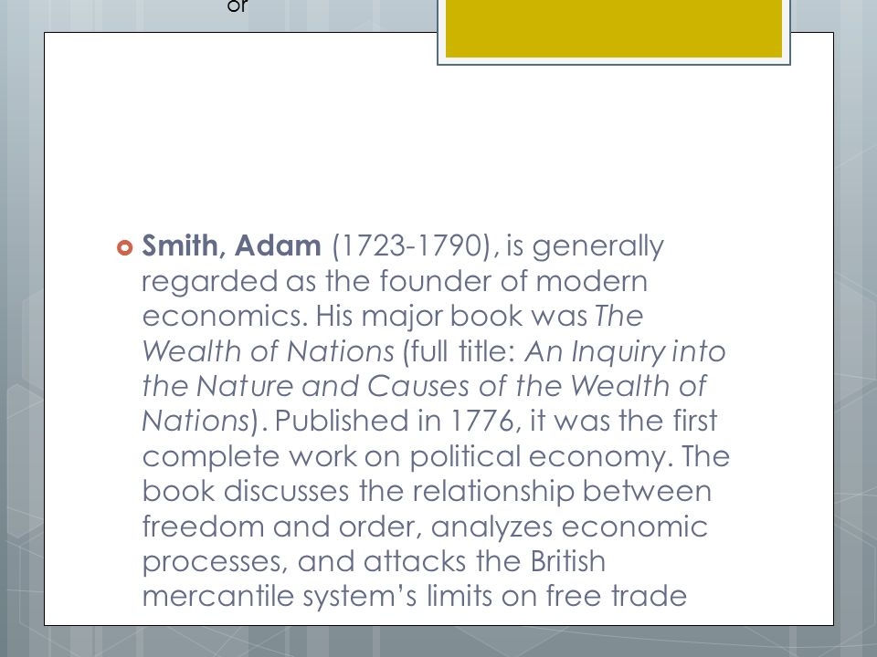 the founder of modern economics a biography of adam smith Founder of modern economics: paul a samuelson: volume 1: founder of modern economics is a profound contribution to understanding how modern adam smith. the founder of modern economics a biography of adam smith Founder of modern economics: paul a samuelson: volume 1: founder of modern economics is a profound contribution to understanding how modern adam smith.