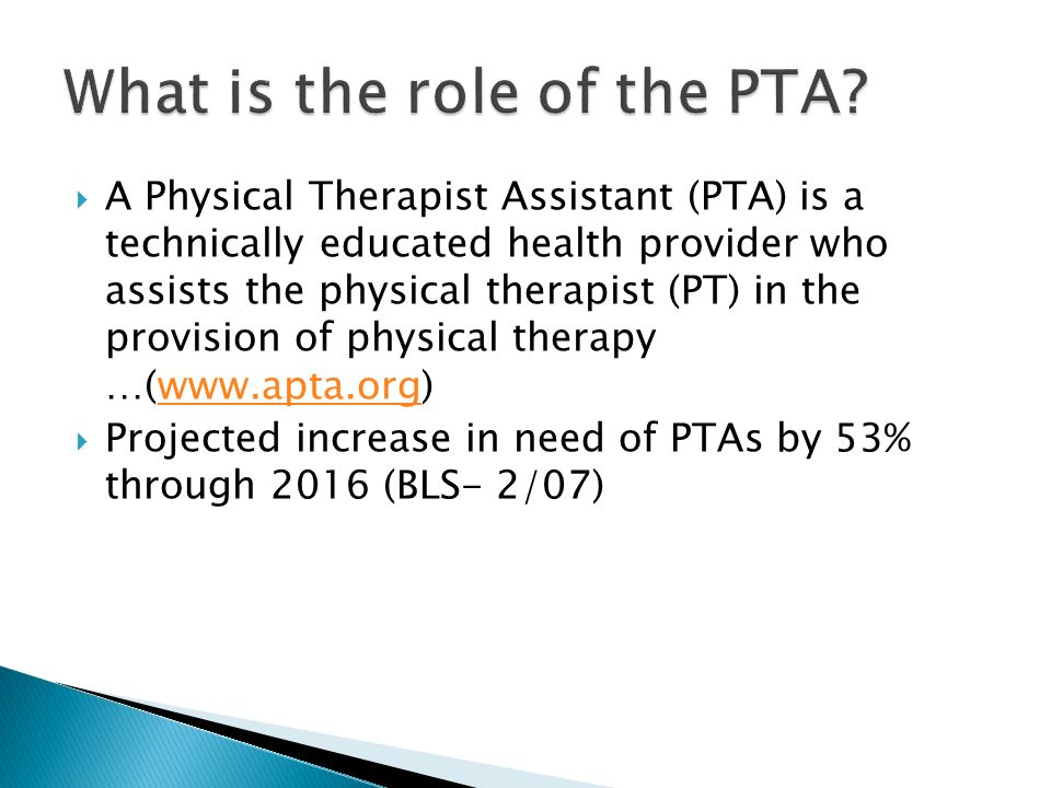 physical therapist bls