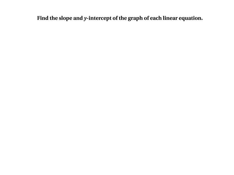 2 3 Graphing Linear Equations In Slope Intercept Form Ppt Download 11 Steps To Graph Using Y Mx B Slope Intercept From 1 Solve For So Your Equation Is 2 Plot On The Axis 3