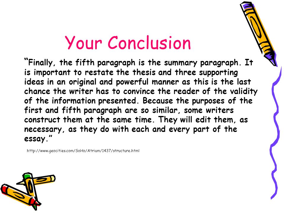 how to write five paragraph essay
