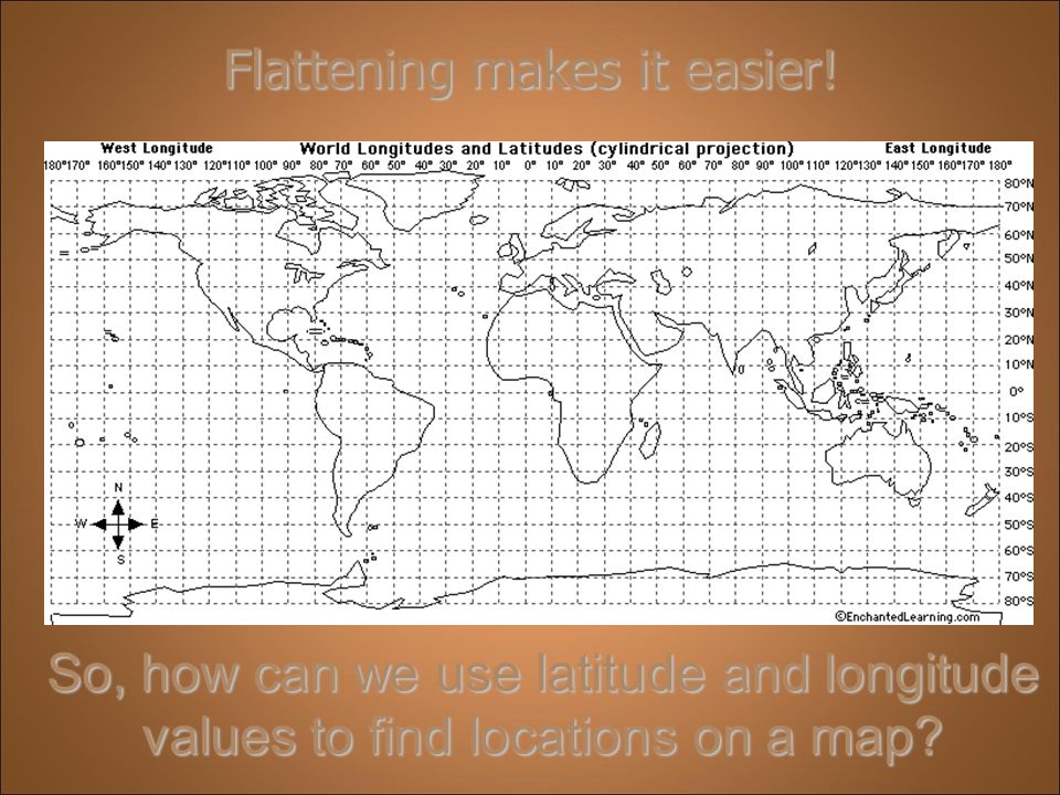 So, how can we use latitude and longitude values to find locations on a map.