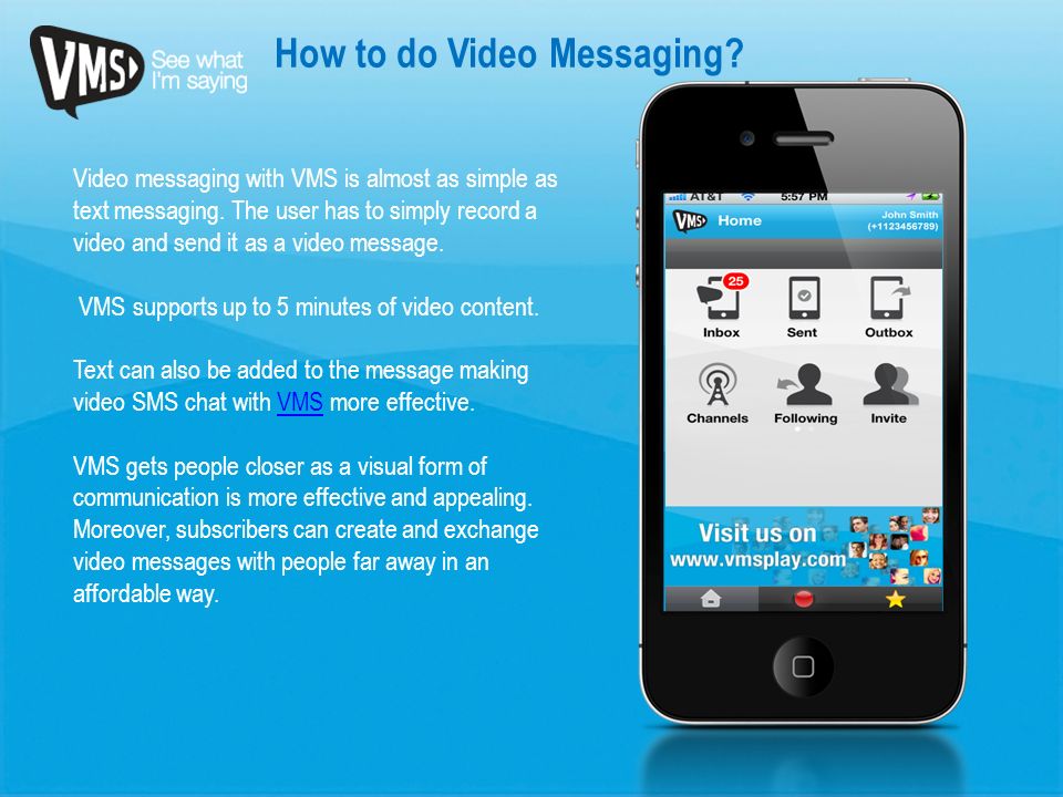 How to do Video Messaging.