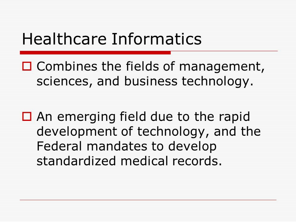 types of medical fields