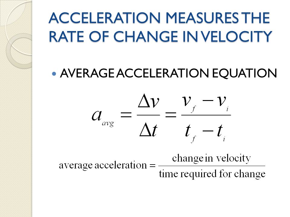 Velocity And Acceleration Equation Talkchannels Average Acceleration Equation Talkchannels