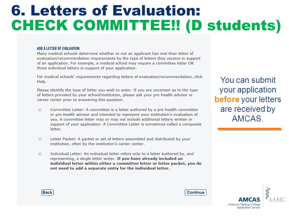 the 2014 amcas application amcas communications spring ppt download composite letter