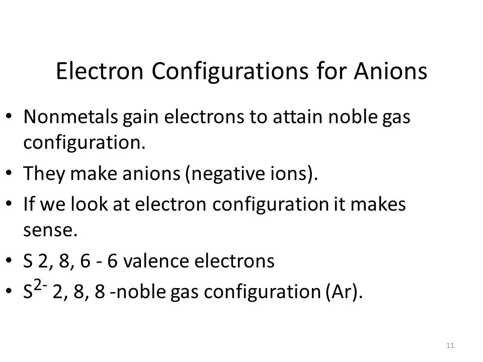 10 Electron Dots For Cations Metals will have very few valence electrons These will come off Forming cations (positive ions) Ca 2+