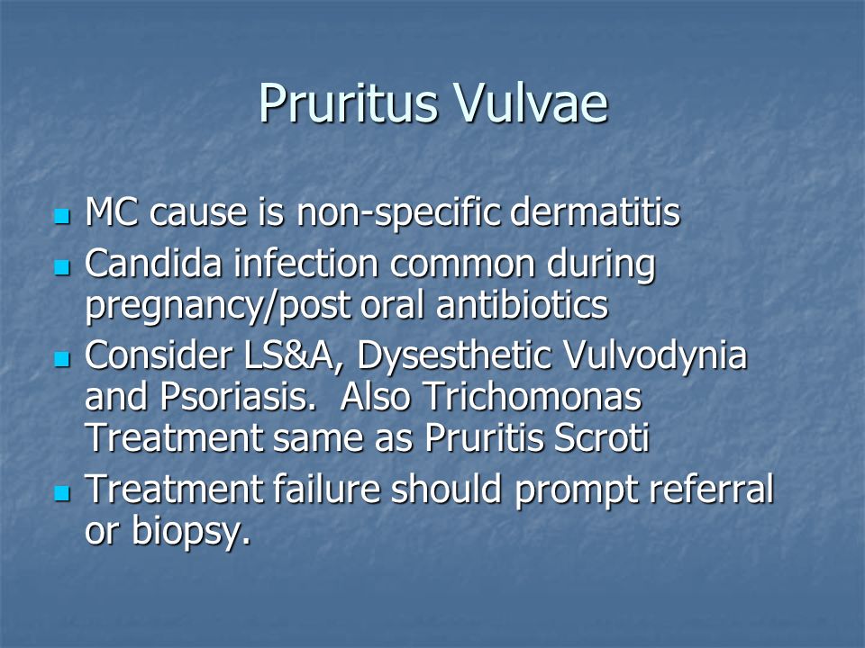 Etiology of itchiness