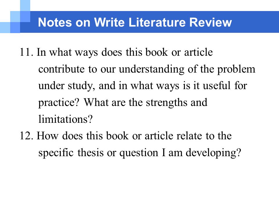 Literature Review Essay