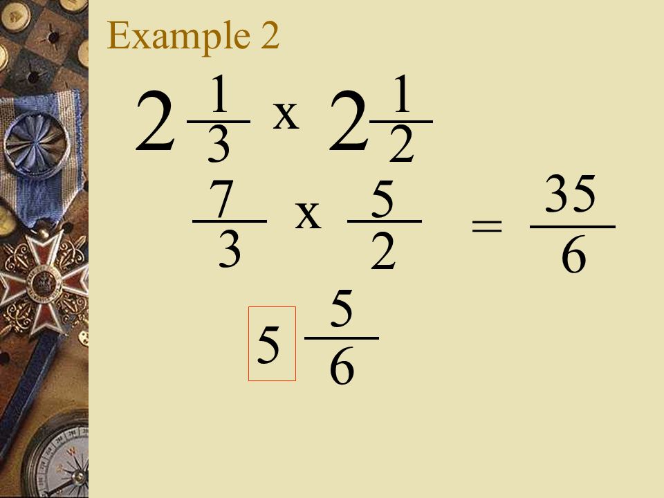 Example x x =