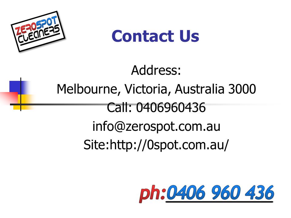 Contact Us Address: Melbourne, Victoria, Australia 3000 Call: Site: