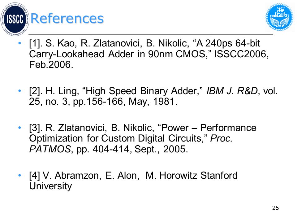comparison of adders for optimized
