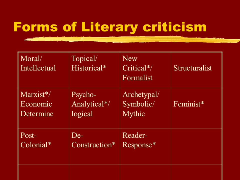 historical literary criticism