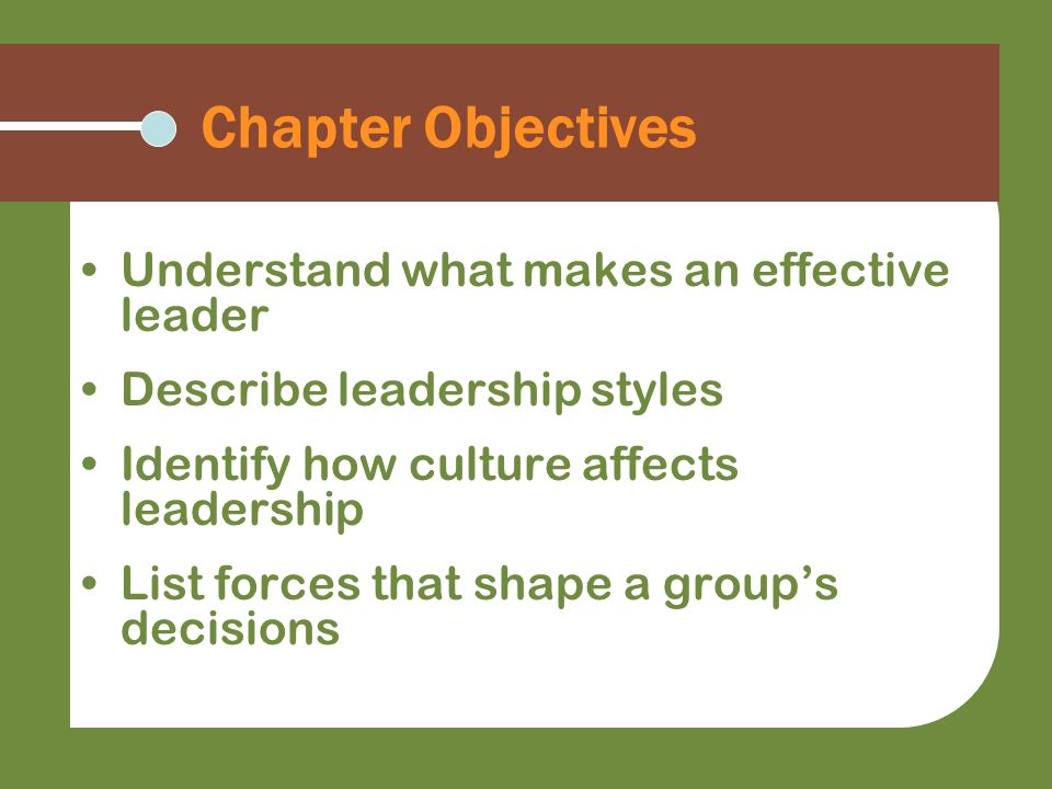 describe leadership styles