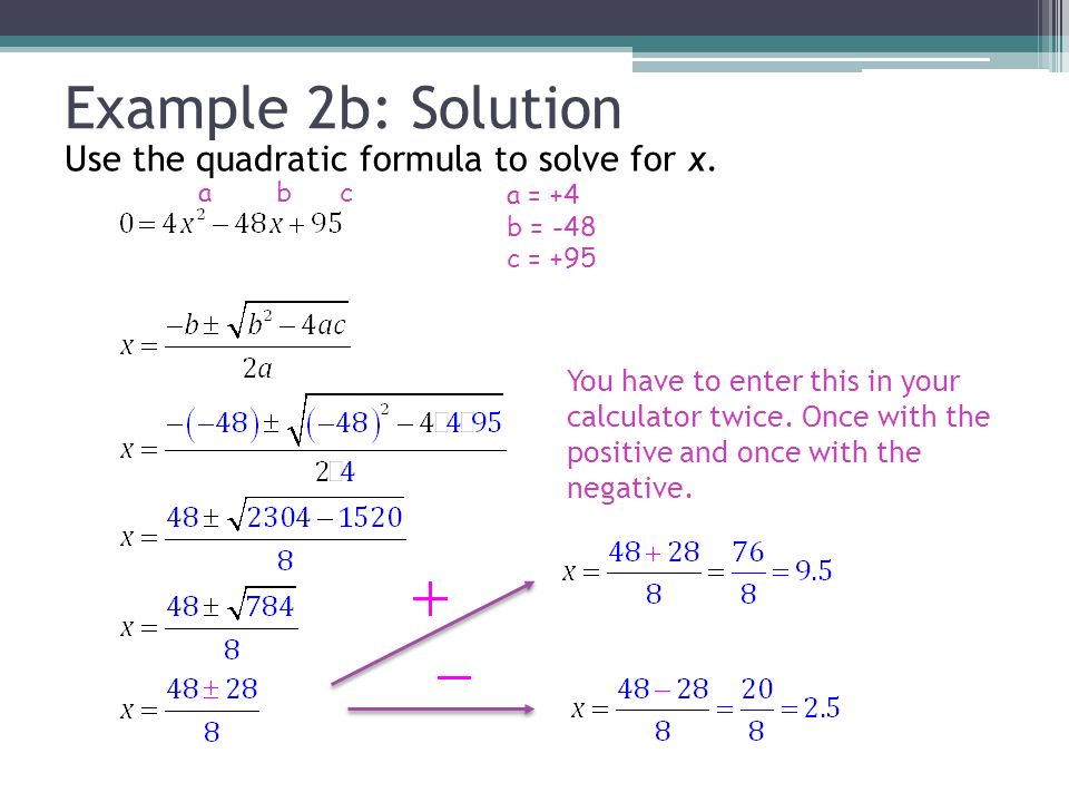 How To Solve For X In A Quadratic Equation Talkchannels How To Use The Quadratic Equation Talkchannels
