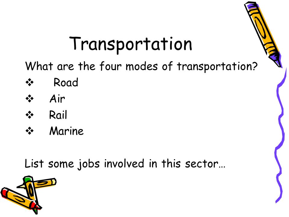 the five primary modes of transportation Transportation history, 1800-1900 and an entirely new mode of transportation was introduced in the early years of the 20th century. the five primary modes of transportation Transportation history, 1800-1900 and an entirely new mode of transportation was introduced in the early years of the 20th century.