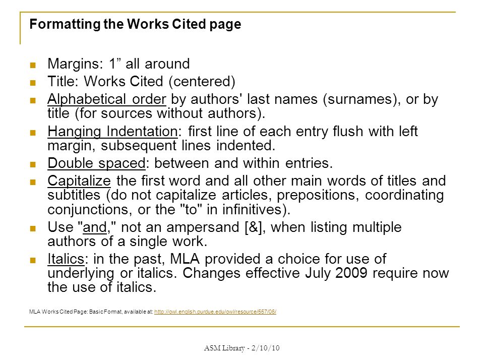 how to use mla style format for your research paper format of asm paper format