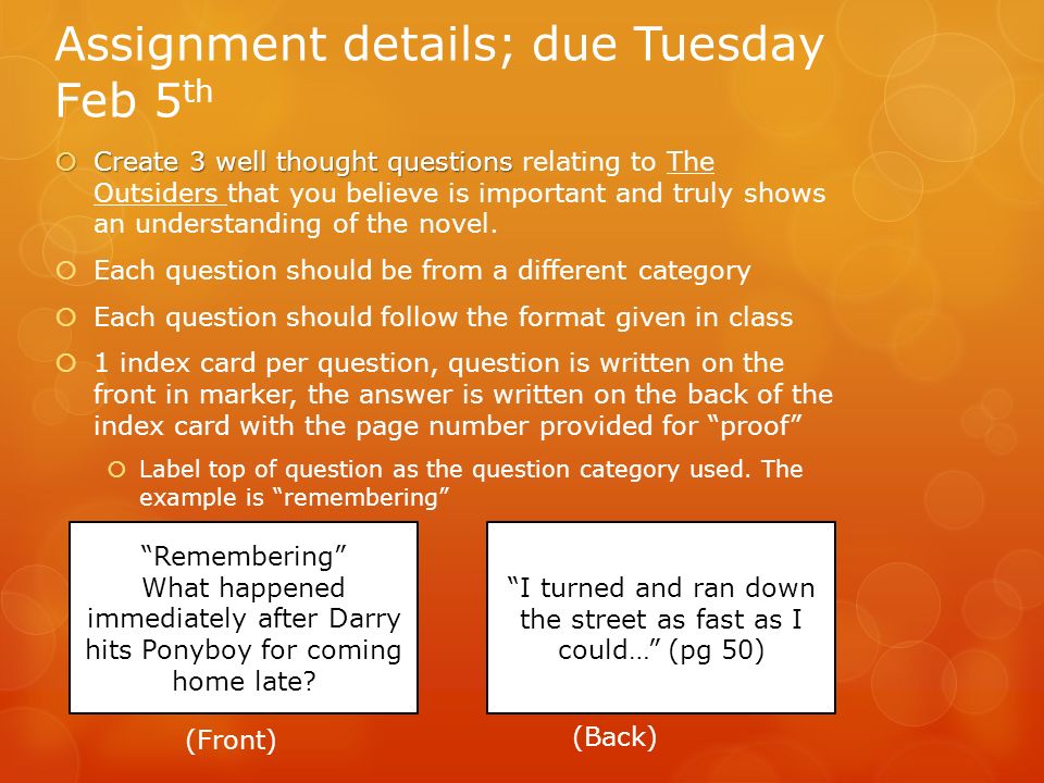 the outsiders questions essay the outsiders questions essay