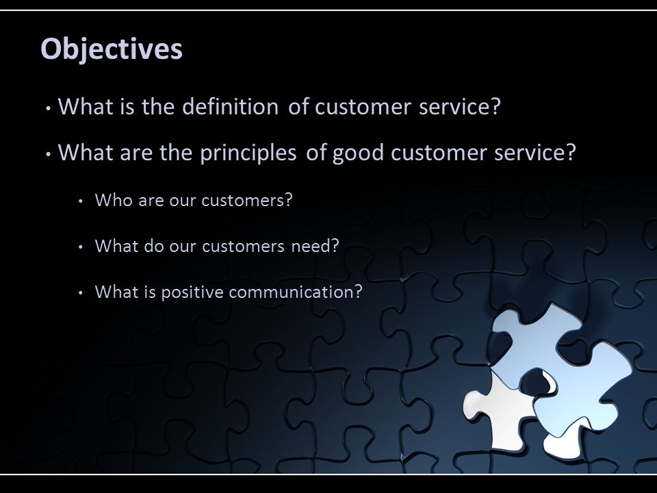 customer service objectives what is the definition of customer customer service definition