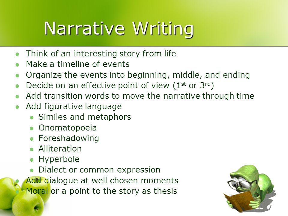 writing a good narrative essay writing a good narrative essay