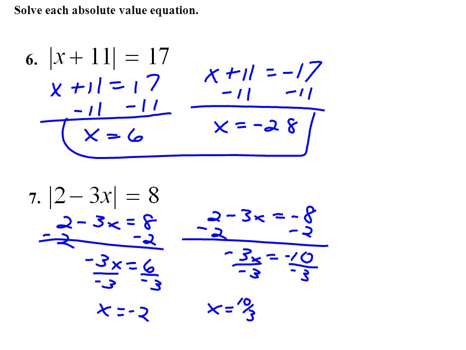 Example Of Linear Absolute Value Equation Talkchannels How Do I Work With Absolute Values 1 Rewrite The Value 12 Linear Equations