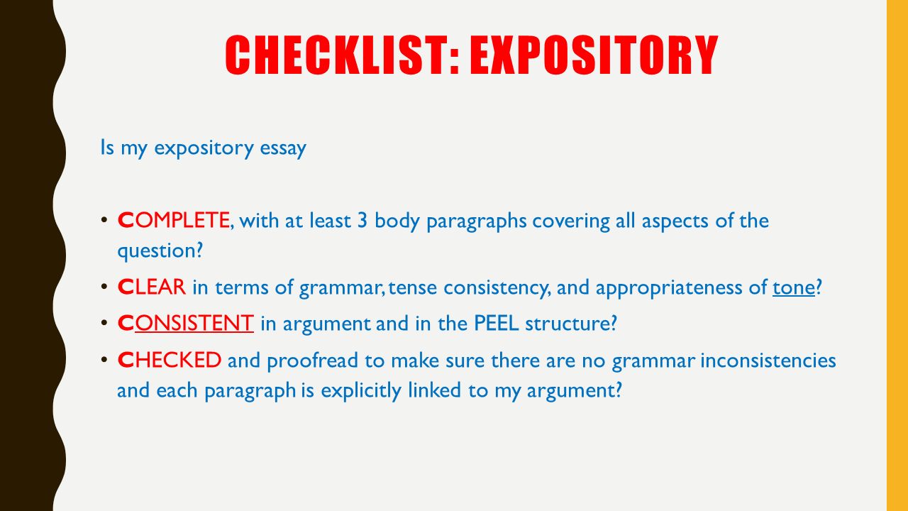 Expository Essays