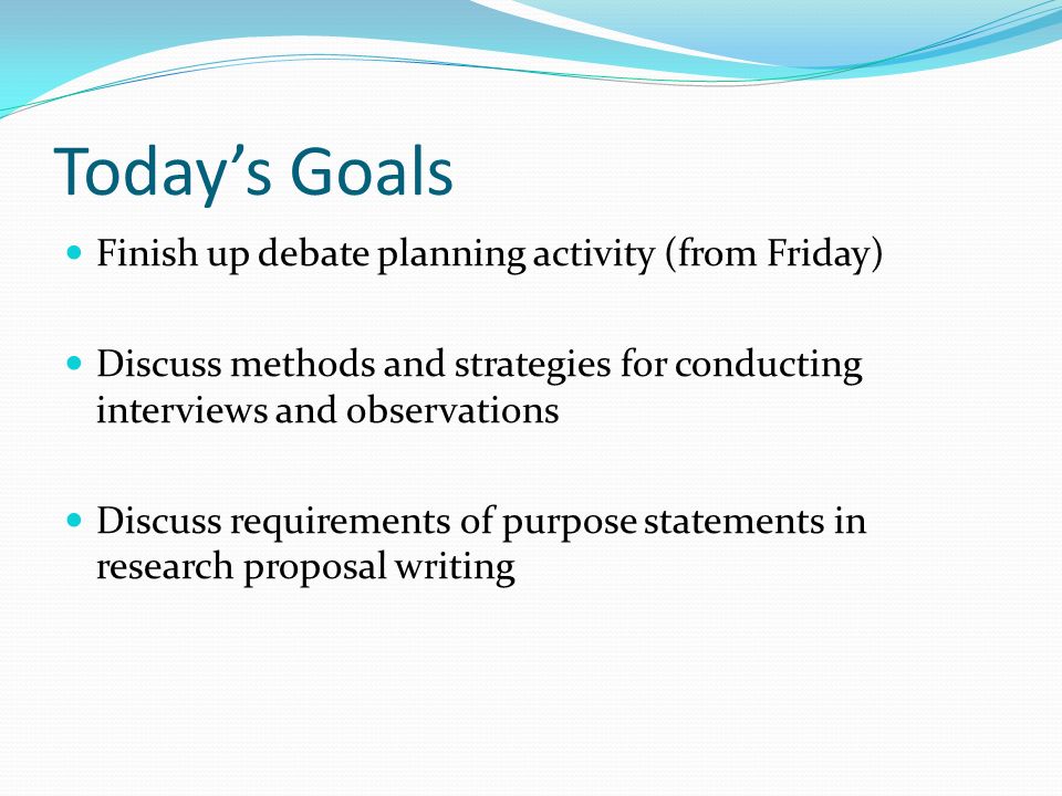 Steps In Research Proposal Writing