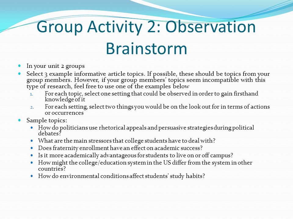 what is opinion essay manifesto
