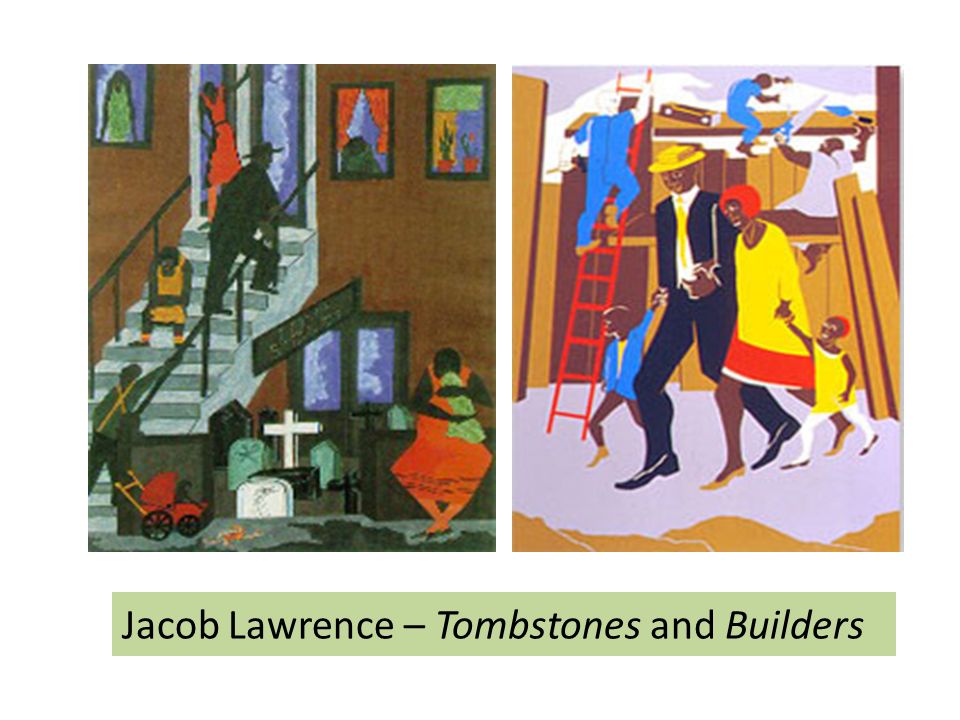 Jacob Lawrence – Tombstones and Builders
