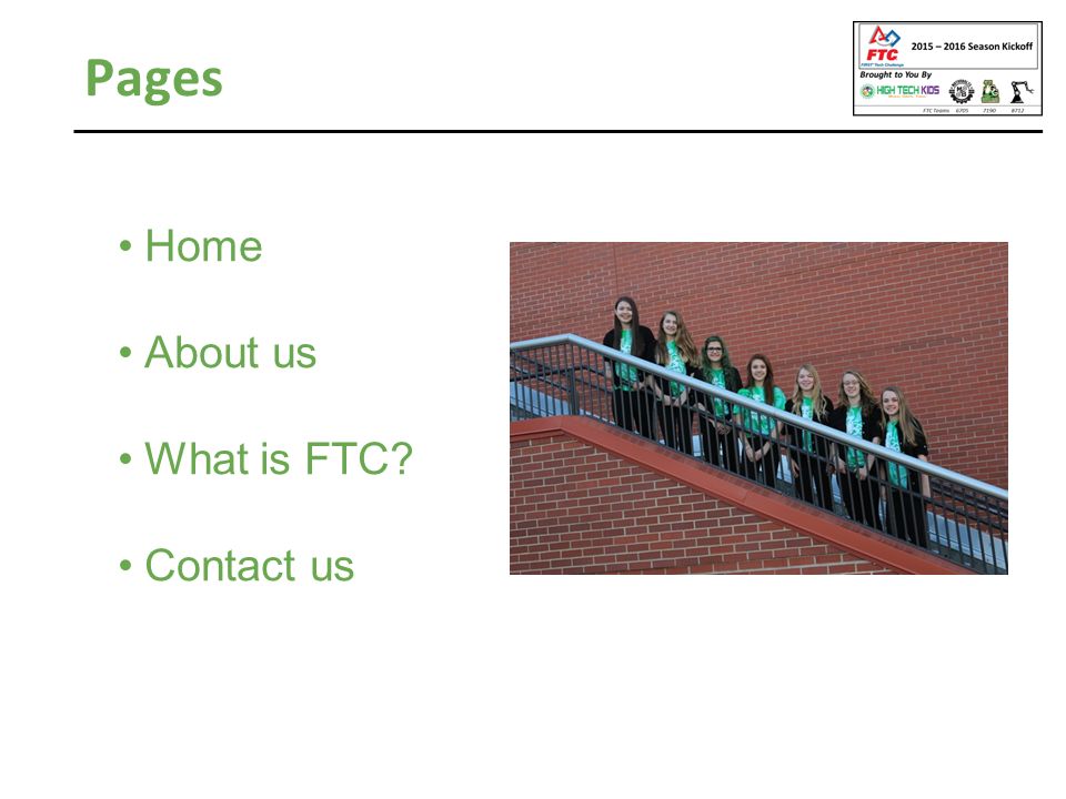 Pages Home About us What is FTC Contact us
