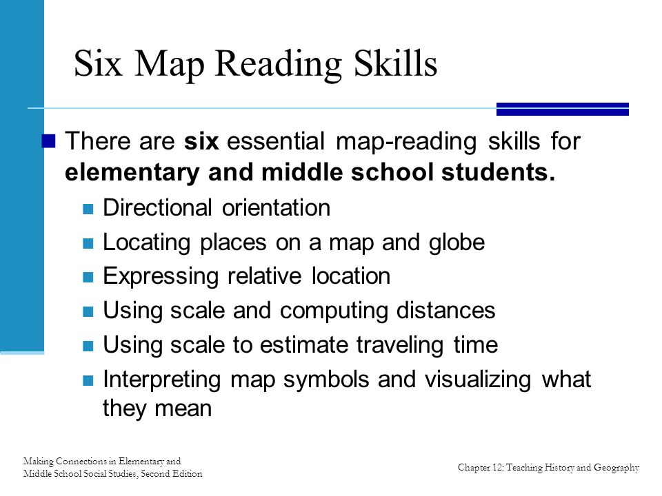 Teaching Geography To Middle School Lawteched Chapter 12 Teaching History And Geography The Past Is
