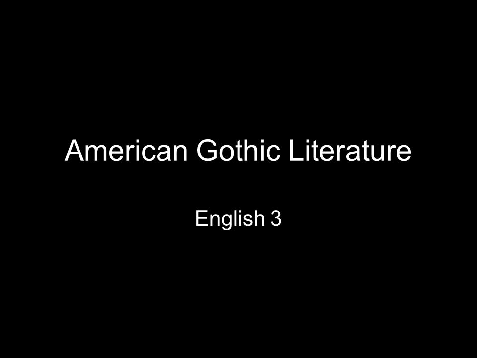 american gothic literature essays american gothic literature essays