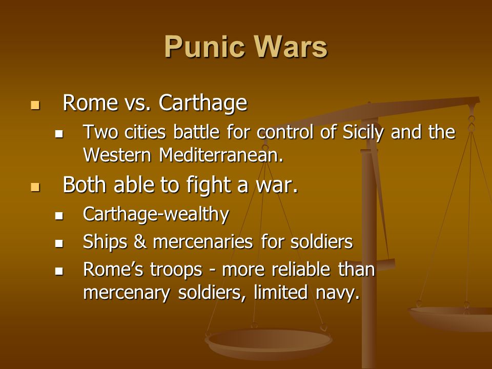 punic wars rome vs. carthage rome vs.