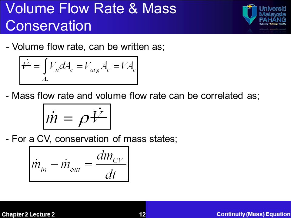 Fluid Kinematics By Me Edited From Mr Basirul Notes Ppt Download 12 Continuity