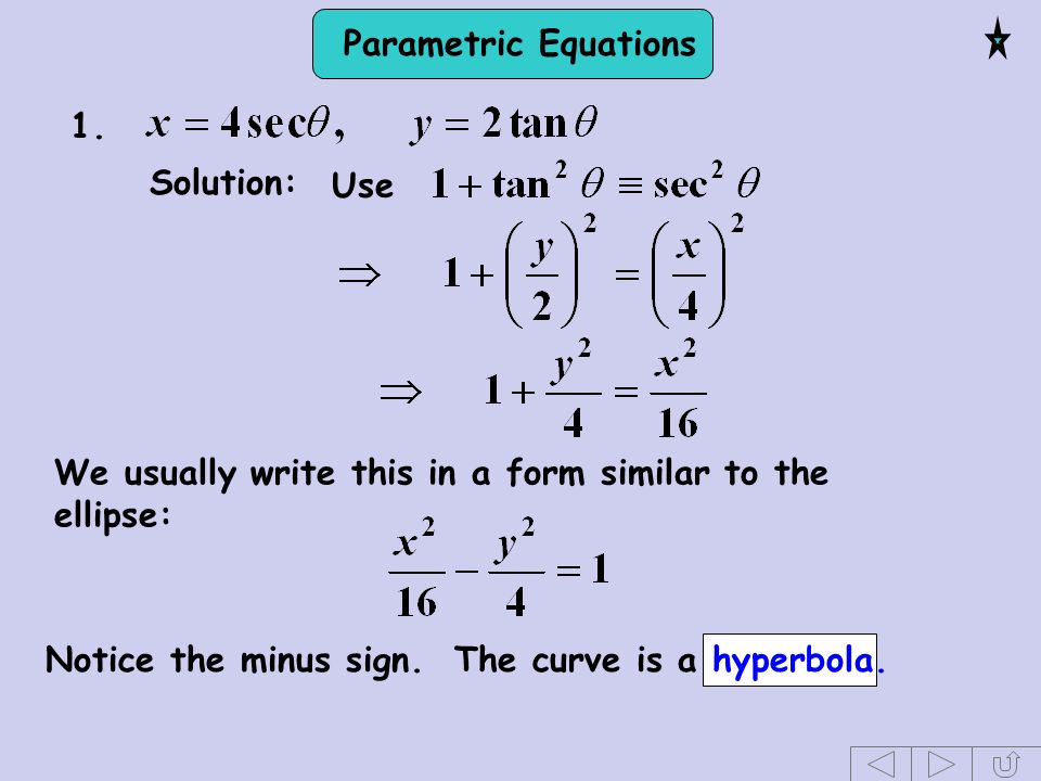 How To Write Parametric Equations Talkchannels Extending What You Know Parametric Equations Aims To How