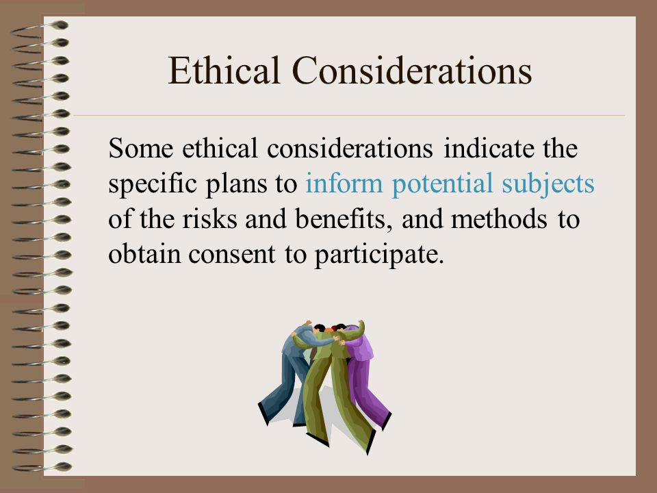 Ethical Consideration In Research Proposal