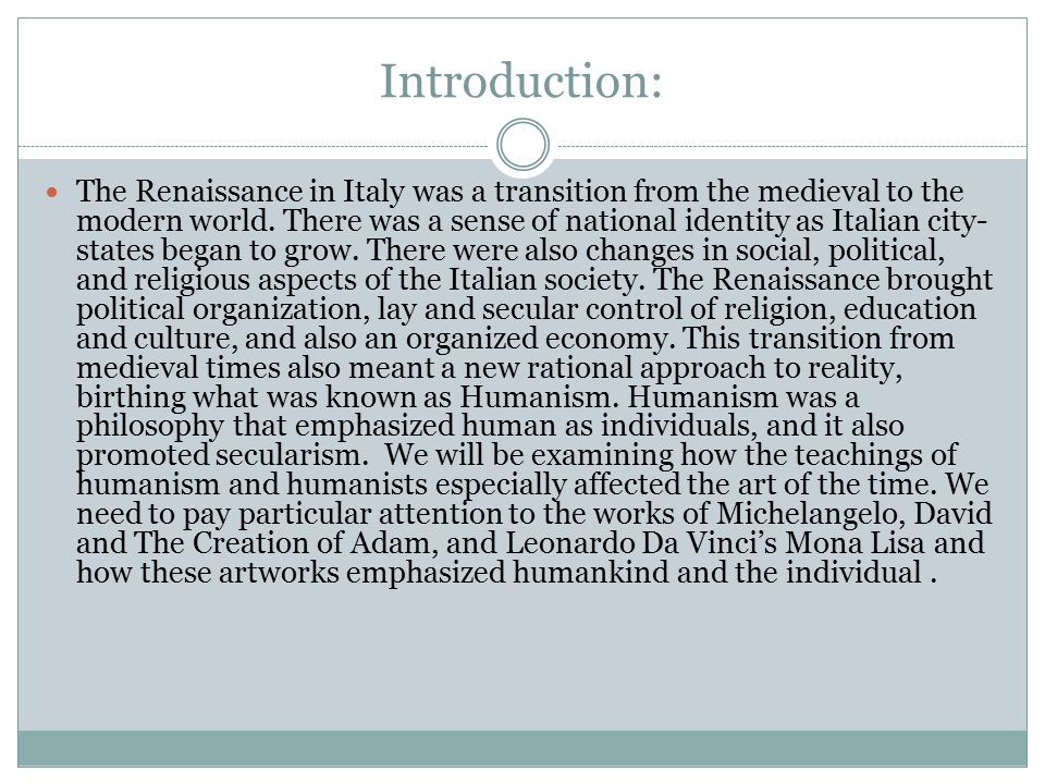 an essay on the history of the renaissance History has classified this as the italian renaissance from botticelli to da vinci: an exposition of the italian renaissance essay sample pages: 3. an essay on the history of the renaissance History has classified this as the italian renaissance from botticelli to da vinci: an exposition of the italian renaissance essay sample pages: 3.