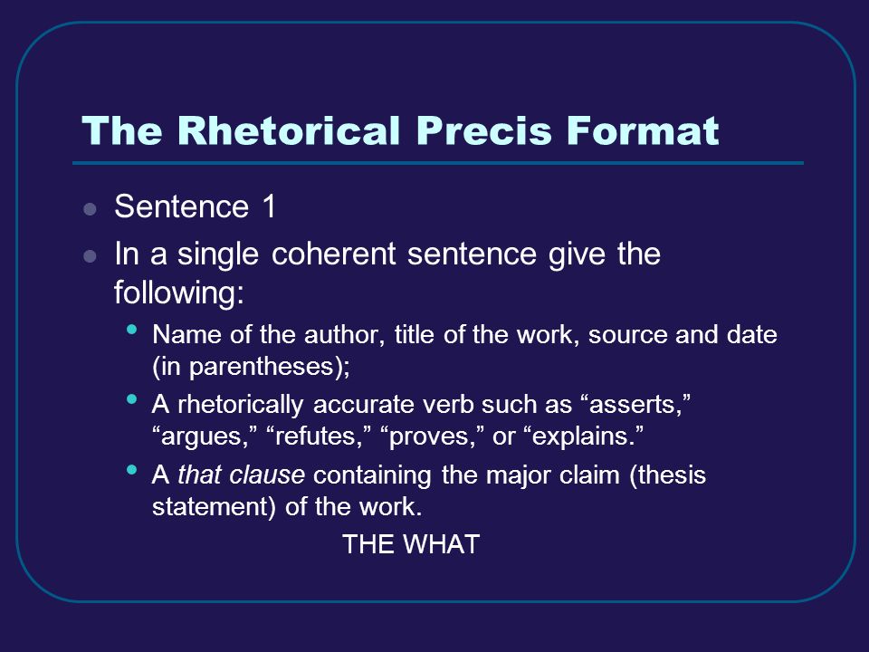 rhetorical thesis A rhetorical analysis is an thesis, body, and conclusion you may reproduce it for non-commercial use if you use the entire handout and attribute the. rhetorical thesis A rhetorical analysis is an thesis, body, and conclusion you may reproduce it for non-commercial use if you use the entire handout and attribute the.