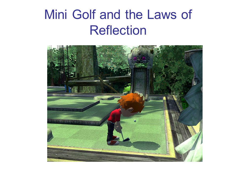 Mini Golf and the Laws of Reflection