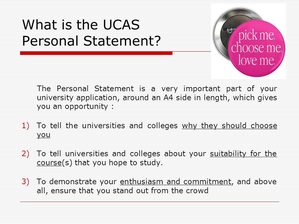 How to start your personal statement for university