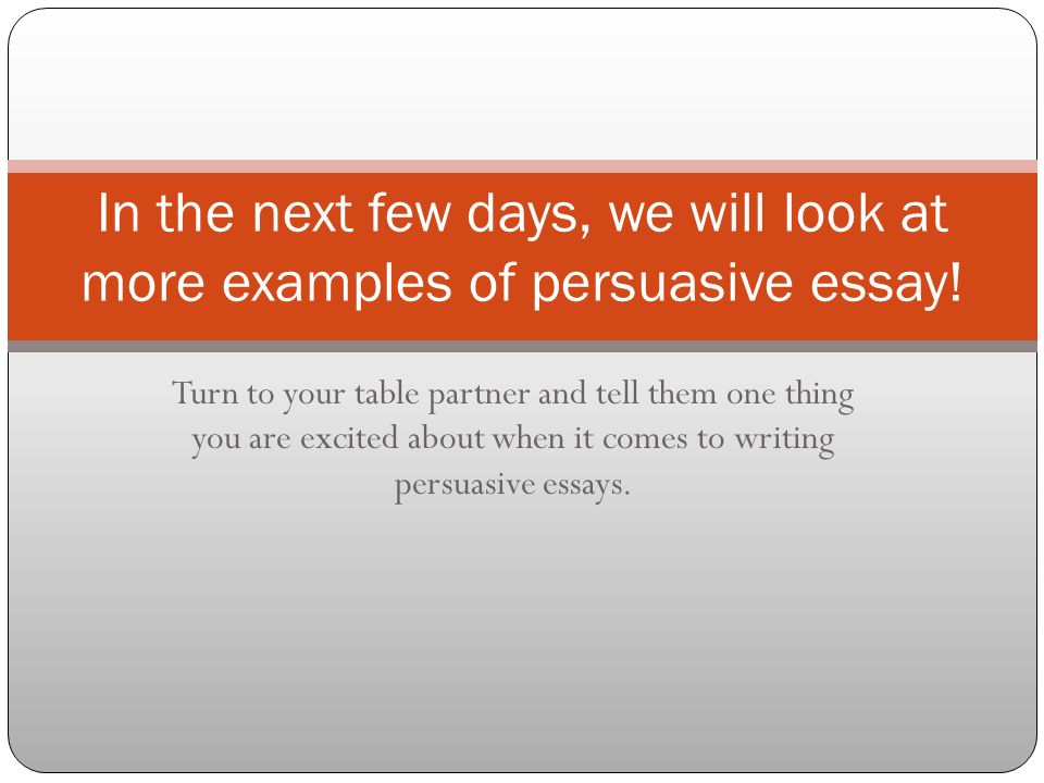Good Things To Write A Persuasive Essay About